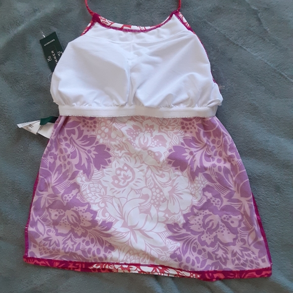 RALPH LAUREN Hawaiian High Neck Swim Tankini Set - Picture 7 of 7